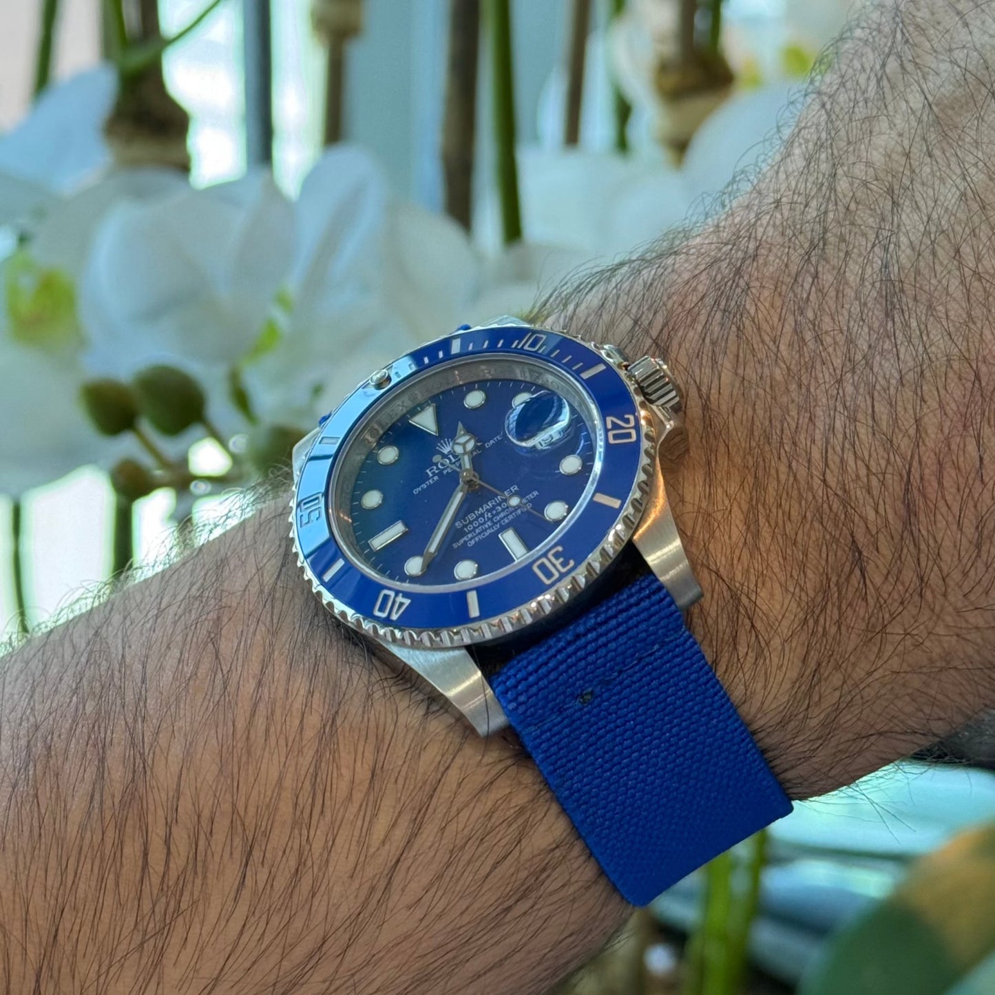 Dark Blue Elastic Loop