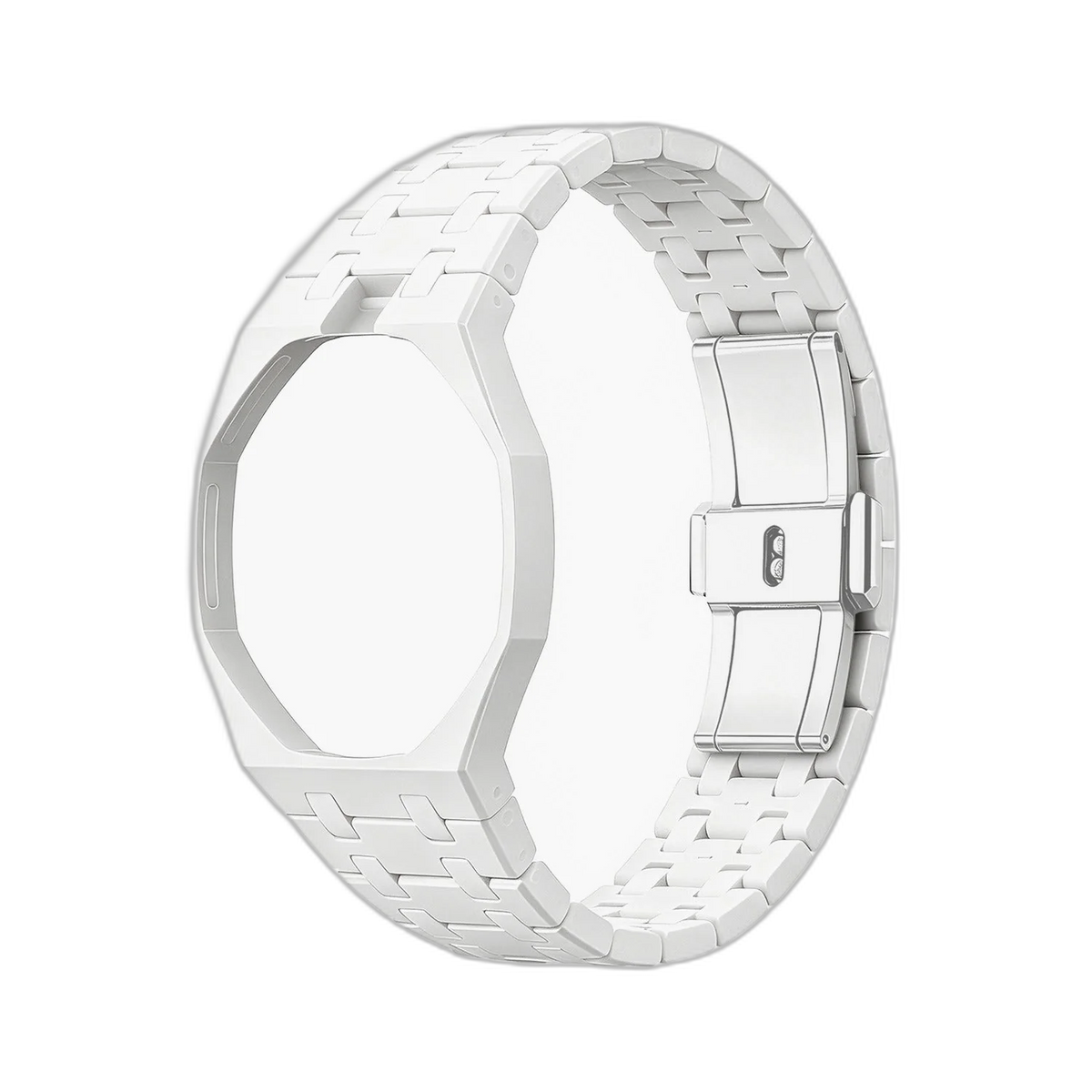 White Bioceramic Case & Strap for Royal Oak x Swatch