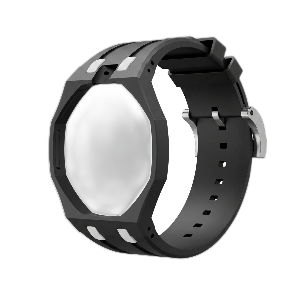 Black Bioceramic Case & Rubber Strap for Royal Oak x Swatch