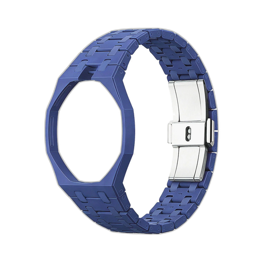 Blue Bioceramic Case & Strap for Royal Oak x Swatch