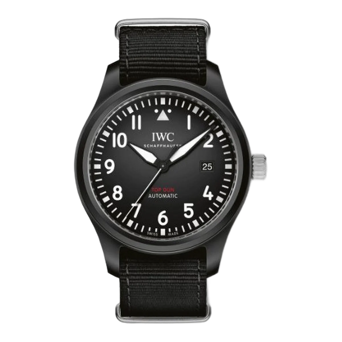 IWC Pilot's Watch Automatic Top Gun, 41mm black ceramic case — genuine full set – Artisan Watch Co.