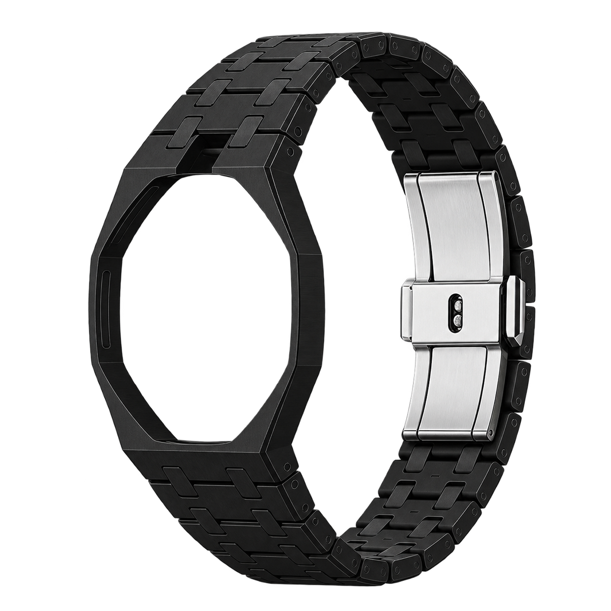 Black Bioceramic Case & Strap for Royal Oak x Swatch