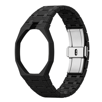 Black Bioceramic Case & Strap for Royal Oak x Swatch