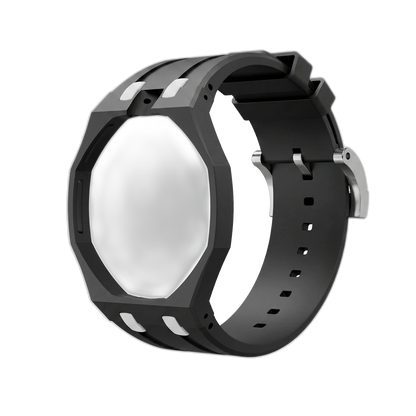 Black Bioceramic Case & Rubber Strap for Royal Oak x Swatch