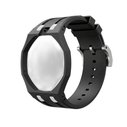 Black Bioceramic Case & Rubber Strap for Royal Oak x Swatch