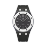 Black Bioceramic Case & Rubber Strap for Royal Oak x Swatch