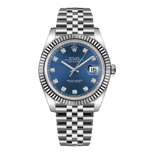 Rolex Datejust blue dial — genuine full set – Artisan Watch Co.