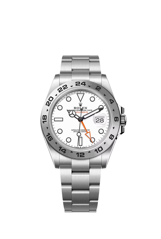 Rolex Explorer II 226570, white Polar dial, 42mm — genuine full set – Artisan Watch Co.