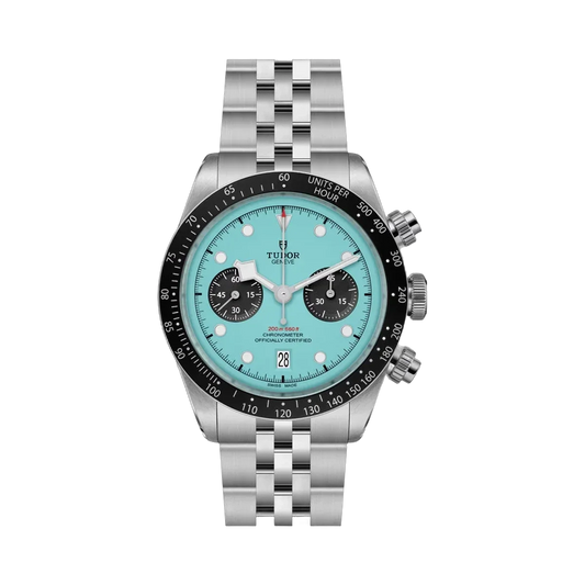 Tudor Black Bay Chrono M79360N-0024, turquoise dial — genuine full set – Artisan Watch Co.