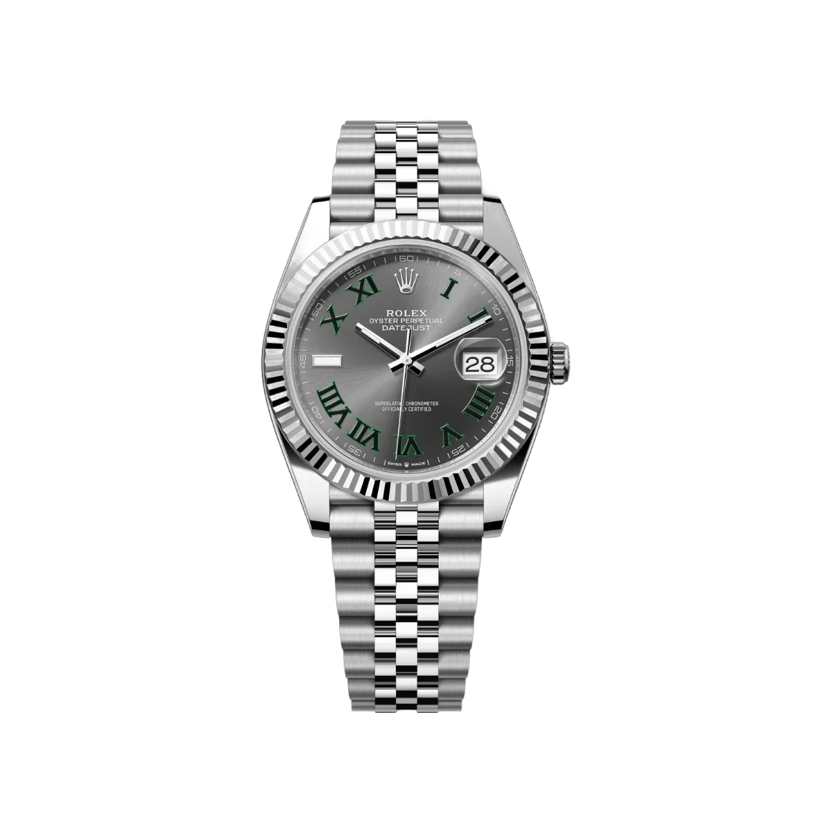 Rolex Datejust 41 Wimbledon (Fluted Bezel)